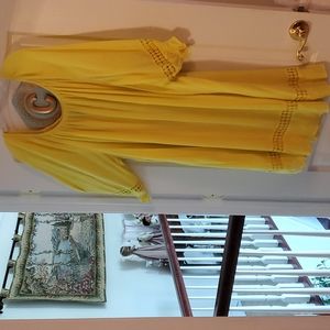 Bright Yellow slightly Used Dress